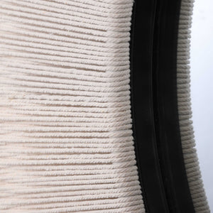 SAILOR'S KNOT ROUND MIRROR, WHITE