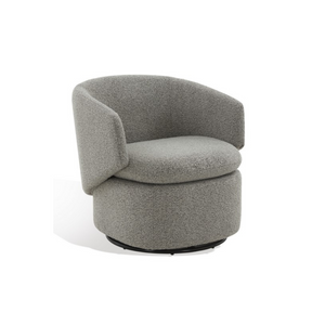 Phyllis Boucle Swivel Accent Chair