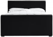 Battan Velvet Bed Black
