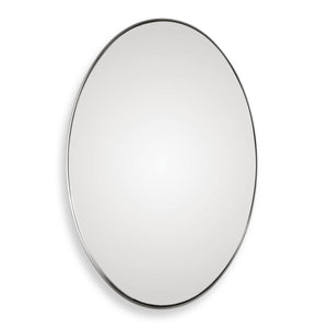 Pursley Oval Mirror Nickel