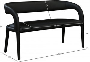Sylvester Faux Leather Bench