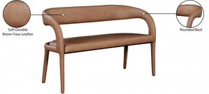 Sylvester Faux Leather Bench