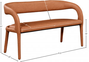 Sylvester Faux Leather Bench
