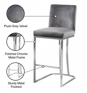 Houston Velvet Counter Stool