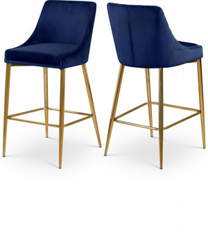 Karina Velvet Counter Stool