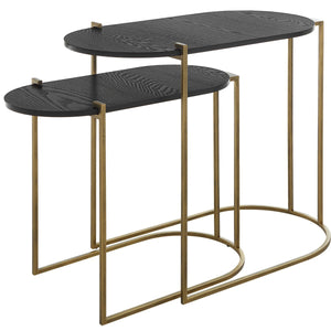 AZTEC NESTING TABLES, S/2