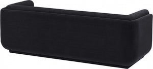 Kimora 86.5" Linen Textured Fabric Upholstered Sofa