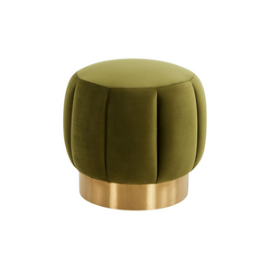 Button Tufted Ottoman