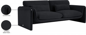 Sloan 86" Velvet Upholstered Sofa