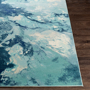 Oceanic Patchwork 8" x 10" Rug