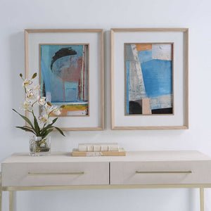 BRILLIANT CLOUDS FRAMED PRINTS, S/2