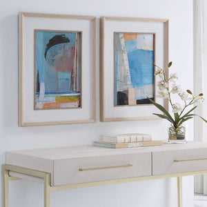 BRILLIANT CLOUDS FRAMED PRINTS, S/2