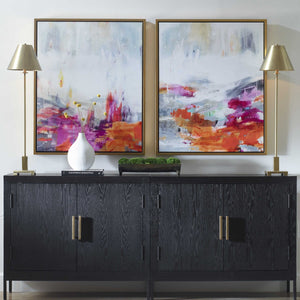 COLOR THEORY FRAMED CANVASES, S/2