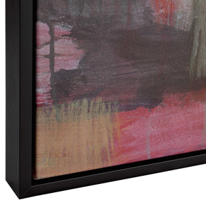 GERANIUM AND GINGER FRAMED CANVAS