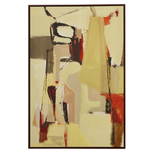 PEACHES FRAMED CANVAS