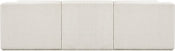 Ollie 98" Boucle Fabric Upholstered 3pc. Modular Sofa
