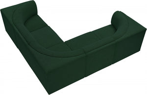 Ollie 98" Boucle Fabric Upholstered 5pc. Modular Sectional