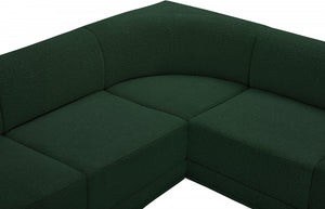 Ollie 98" Boucle Fabric Upholstered 5pc. Modular Sectional