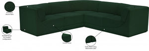 Ollie 98" Boucle Fabric Upholstered 5pc. Modular Sectional