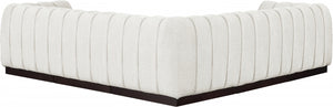 Quinn 101" Chenille Fabric Upholstered 5pc. Modular Sectional