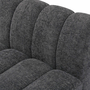 Quinn 101" Chenille Fabric Upholstered 5pc. Modular Sectional