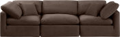Zurich 3PC Velvet Sofa