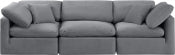Zurich 3PC Velvet Sofa