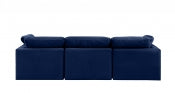 Indulge 105" Velvet Upholstered 3pc. Modular Sofa
