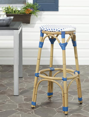 Baja Woven Rope Barstool