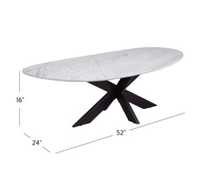 Barton Oval Coffee Table