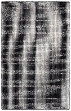 Dazed Black and Ivory Area Rug