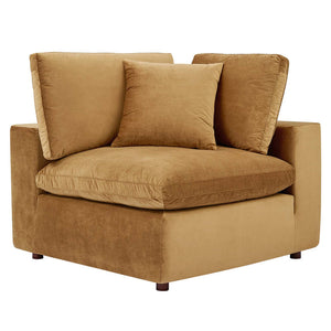 Lax Super Stuffed 3PC Velvet Sofa
