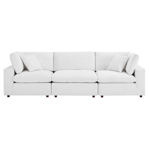 Lax Super Stuffed 3PC Velvet Sofa