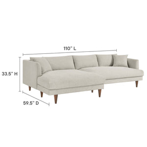 Mix Down-filled LAF Sectional