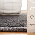 Natural Fiber Black Rug