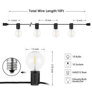 Kennett Outdoor LED String Lights