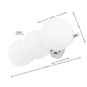 Cass Wall Sconce (Chrome)