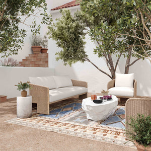 Alexa Cream Performance Fabric Outdoor Sofas