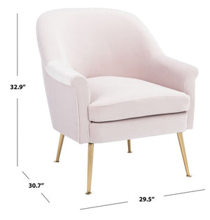 Defiant Velvet Accent Chair