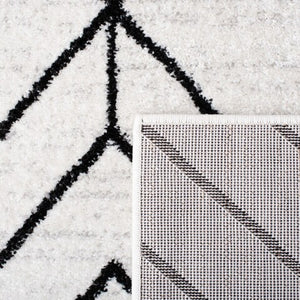 Renner 6x6 Ivory & Black Square Area Rug