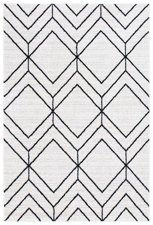 Renner 6x6 Ivory & Black Square Area Rug