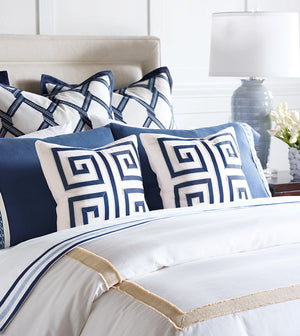 BRENTWOOD JUTE BORDER DUVET COVER AND COMFORTER
