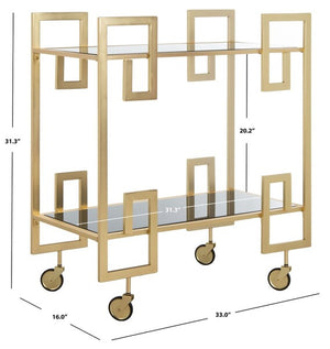 Eliza 2 Tier Bar Cart
