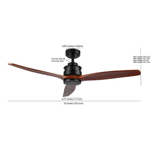 Louis 52" Ceiling Fan