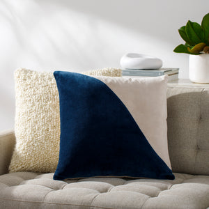 HALF AND HALF ACCENT PILLOW