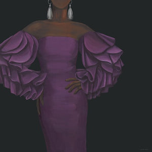 Love for Passion I w/ Gold Floater Frame 47 X 47"