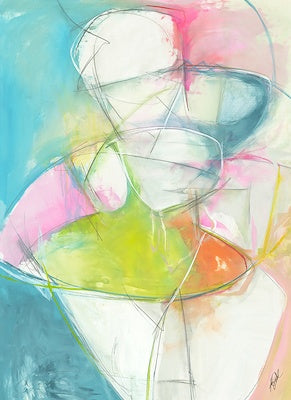 Awakened I w/ Floater Frame 40 X 55"