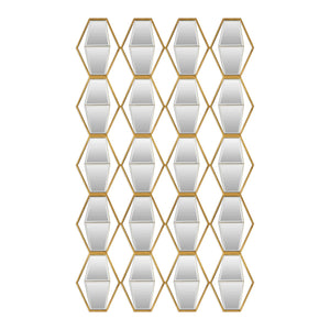 JILLIAN MIRRORED WALL DECOR FRAMED