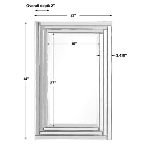 Rockford 34" x 22" Rectangular Mirror