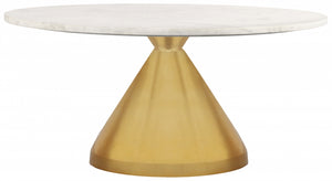 Emory 36" Gold Coffee Table
